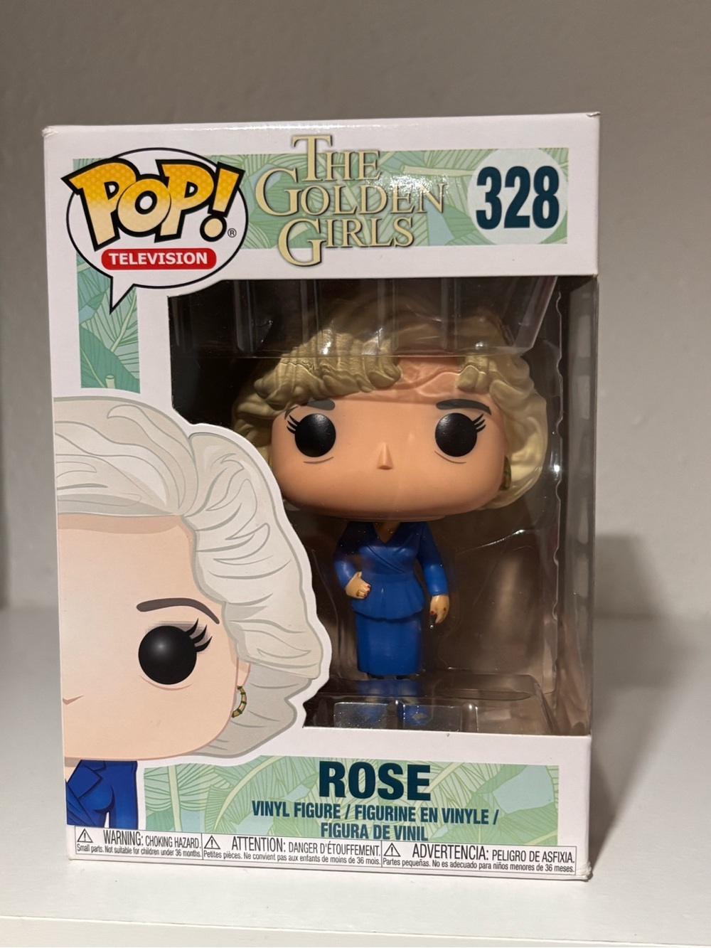 Funko Pop! The Golden Girls Rose #328 - Blonde, Blue, Gold